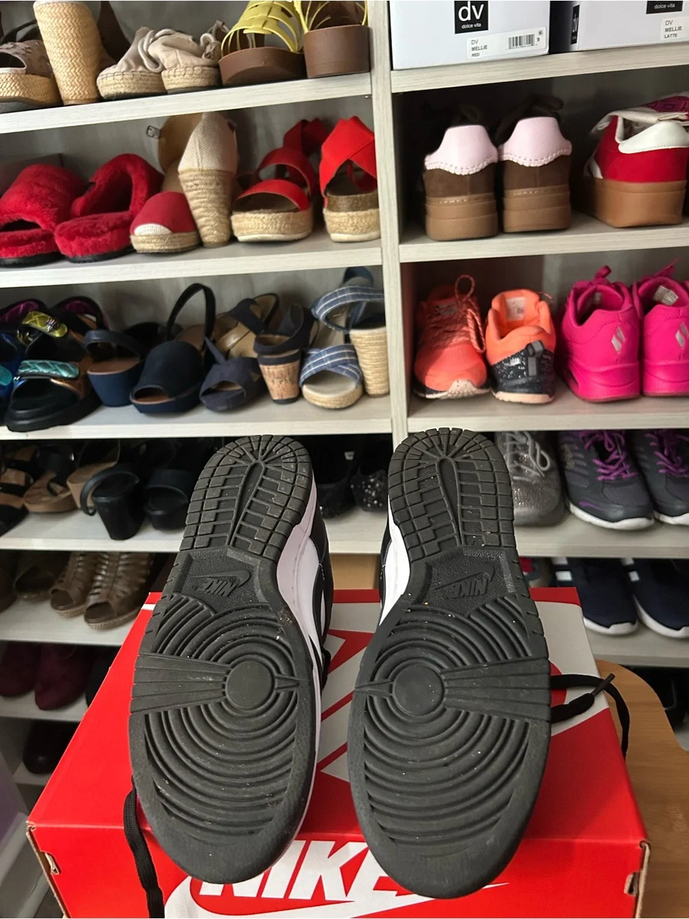 Black and White Nike Low Top Dunks (Panda)